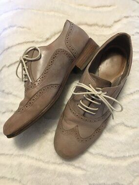 Clarks Softwear Clay Leather Brogues Lace-Up Wingtip Oxford Shoes US 9.5